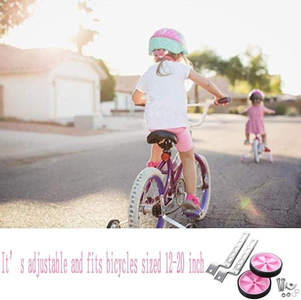 Børns støttehjul, 1 par sidehjul, cykelhjul Sid