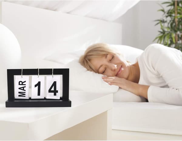 Flip Chart Evighedskalender, Træ Kreativ Chic Kontor Hjem D