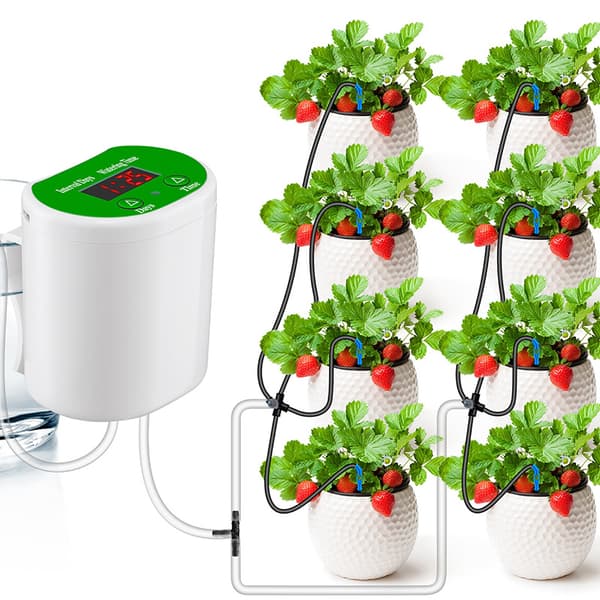 Automatisk drypvandingssæt, 12 sæt selvvanding til indendørs planter