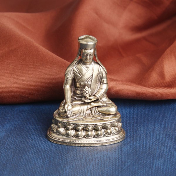 Tibetanske Messing Buddha Statuer af de Fem Forfædre til Sakya Buddha Ornamenter Basi Barozhe Gyaltsen Tilbedelsesstatuer Gammel Bronze fra Wenwan