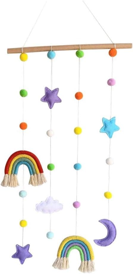 Baby Crib Mobile Wood Mobile Bed Bell Wind Chimes Decorations Bab