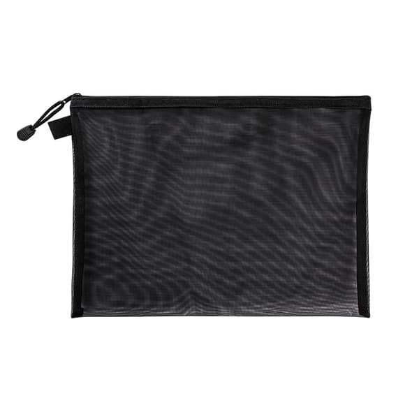 9\"x 12\", 5 stk., Plastik Mesh Lynlåspose Dokumentmapper Taske Zip