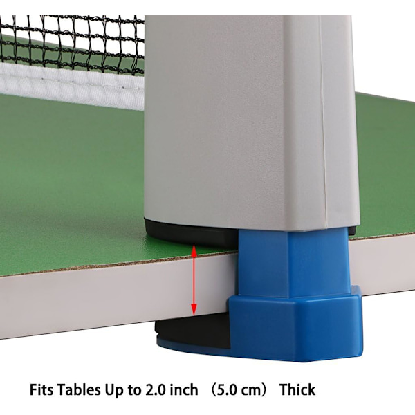 Retractable Table Tennis Net Replacement, Ping Pong Net and Post