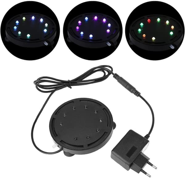 Akvarieljus LED Nedsänkbar Vattenbubblor Ljus 12V Fisk T