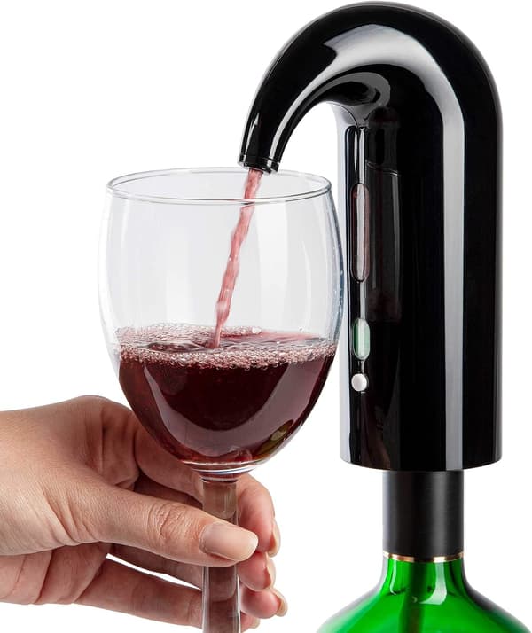 Vinaerator och elektrisk vinkaraff | Svart | Vinkaraff |