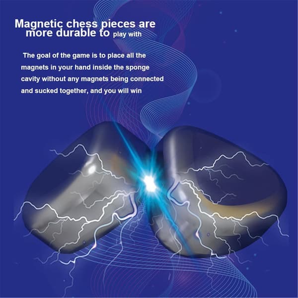 Magnetiskt schackset, magnetiskt stridsbräde, magnetiskt brädspel, M