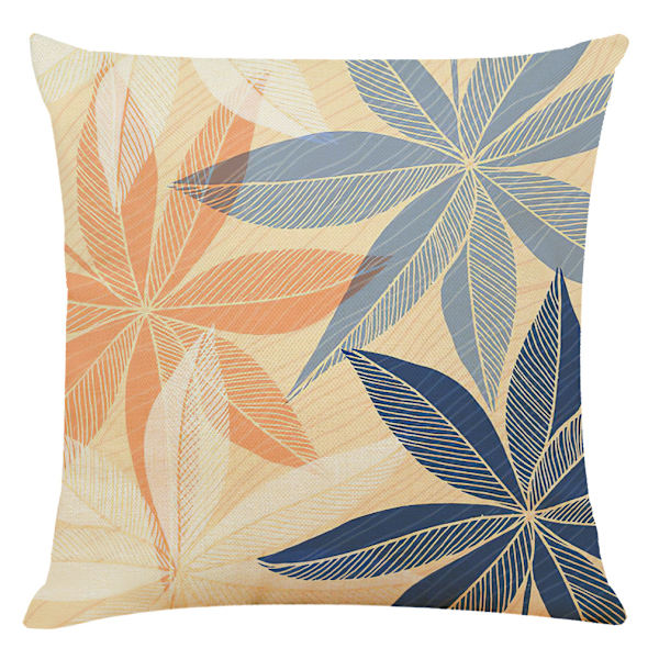 Nordisk minimalistisk boligindretning maleri bomuldslinned pudebetræk kreativt liv kernefri hjem sofa pude 45 * 45cm