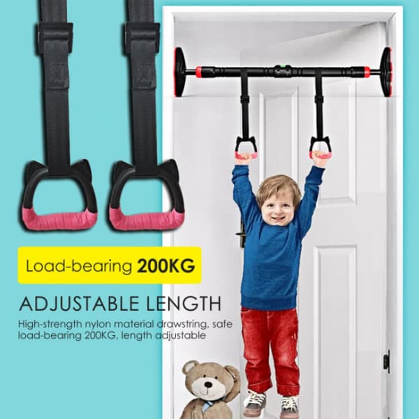 1M Gymnastics Rings for Kids Gymnastics Ring with Adjustable Stra