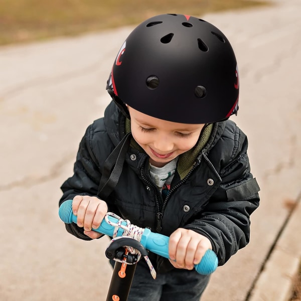 Børnehjelm til cykel til 2-5 år, letvægts tegneserie skateboard scooterhjelm, børns sikkerhedsbeskyttelsesudstyr