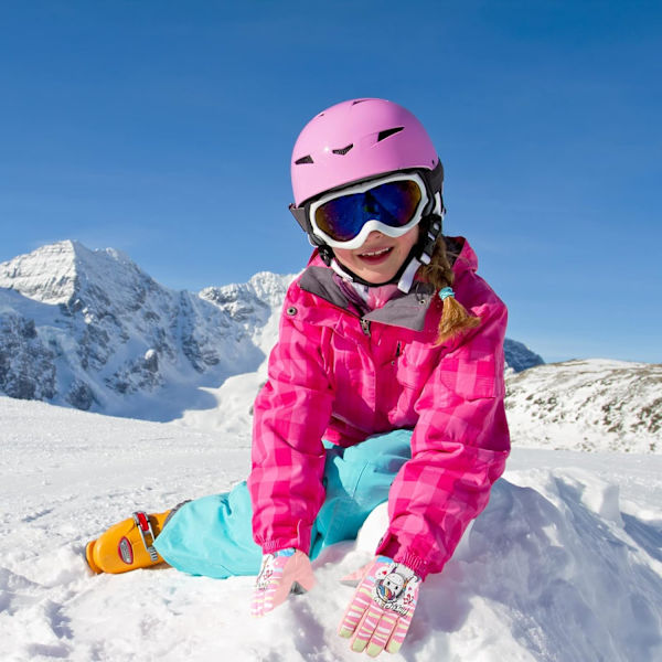 1 par 8 till 14 år gamla barns snöhandskar, vinter skidhandskar Wate