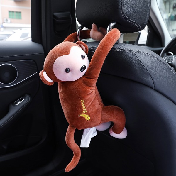 Luova Peppy Monkey -paperiteline laatikko autotarvikkeet Piirustus H