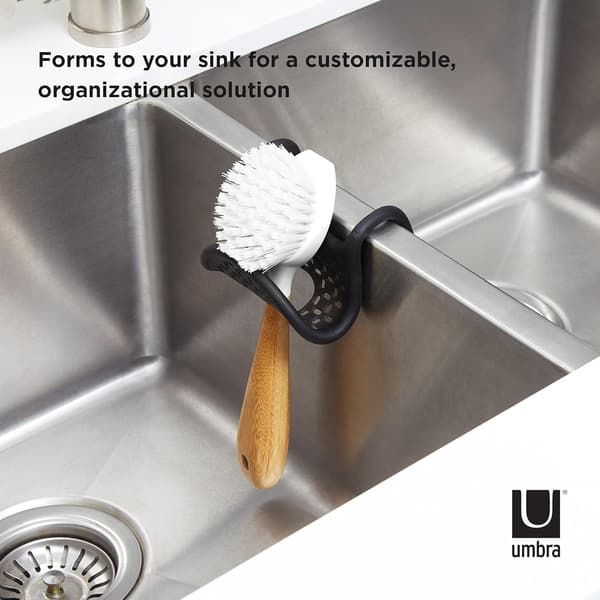 Sling Caddy. Sling svampeholder. Blød plast. Farve sort. Størrelse
