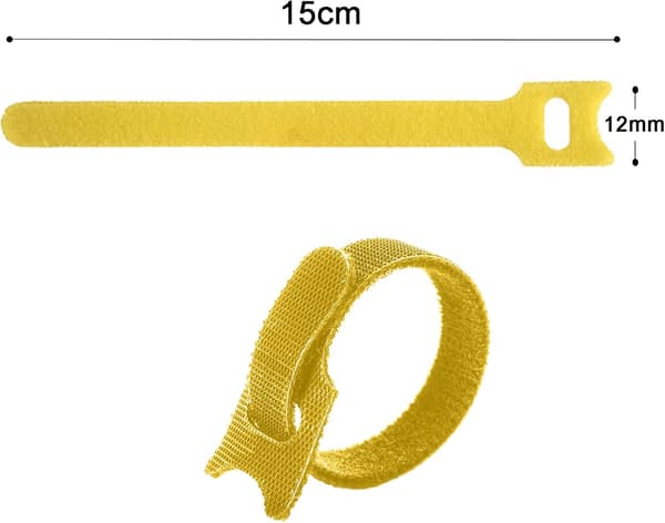 Kabelbindere [50 stk.], Kabelstropper, Genanvendelige Kabelbindere, Kabel Sto