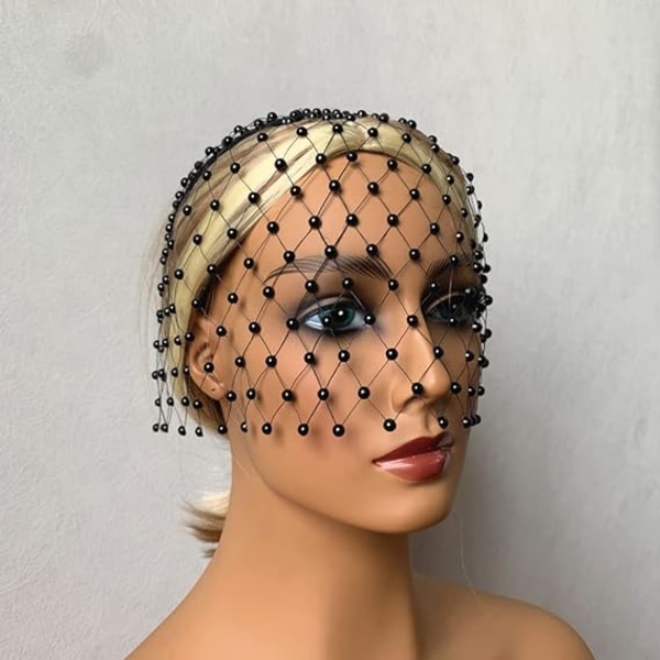 Fuglebur Slør for Bruder Bryllup Hodebånd Netting Bachelorette Pa