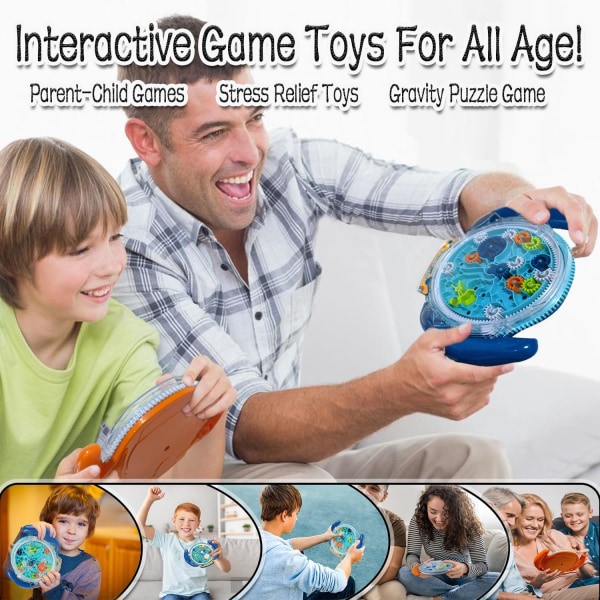 3D Gravity Maze Game, Brain Teaser Game för barn, Leksak för alla åldrar