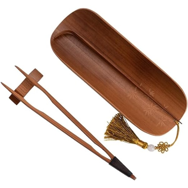 4 st bambu teskedar handgjorda kaffeverktyg teservis set V