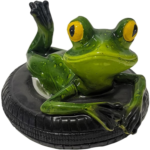 Flytende dyrefrosk, Statue av harpiks flytende frosker, flytende frosk