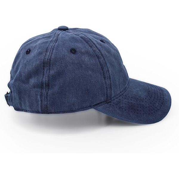 Baseball Cap, Vasket Bomuld Sport Justerbar Udendørs Peaked Cap，N