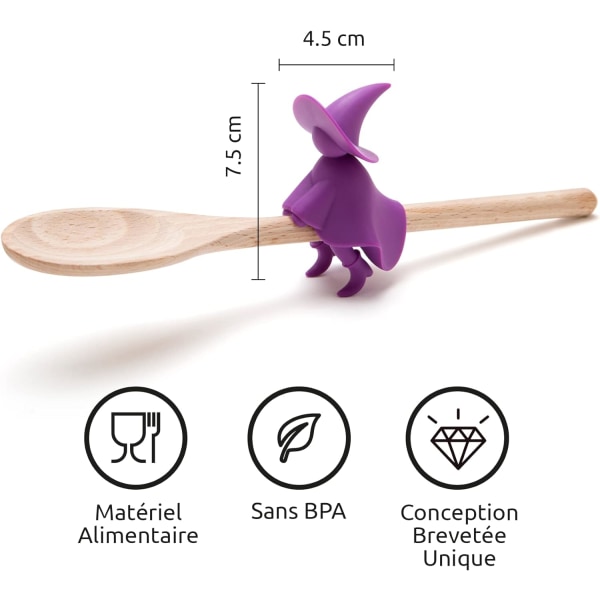Køkken ske hvile - Original gave til hjemmekokke - Spatelholder