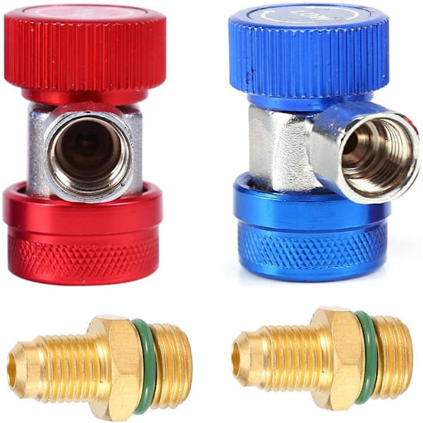 AC R134A Justerbar Hurtigkobling AC Ladetilbehør Koble Adapter