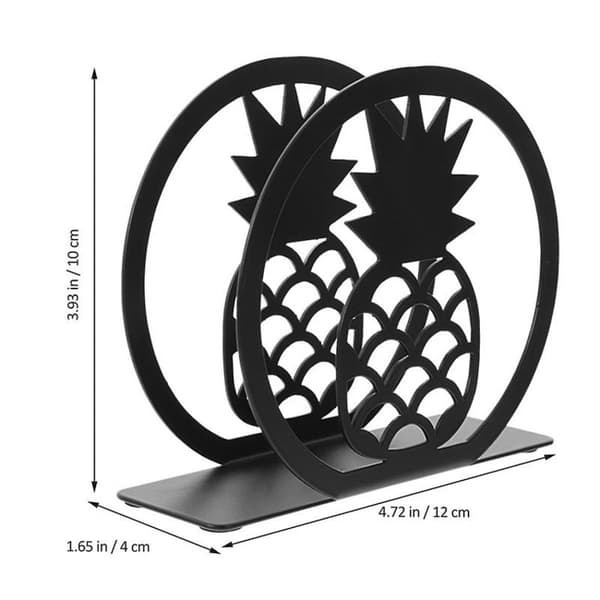 Papirhåndkle Dispenser Desktop Serviettholder Metall Ananas Papir
