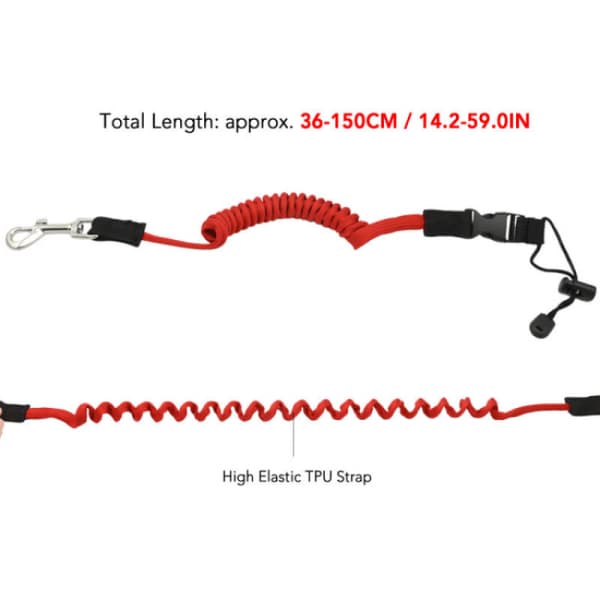 Retractable Paddle Line with Spring Hook Retractable Fishing Rod