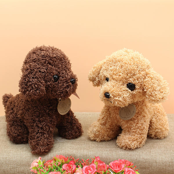 Pieni pehmoinen Labradoodle-pehmolelu, pehmoinen koiranpentu, 6,5 tuumaa
