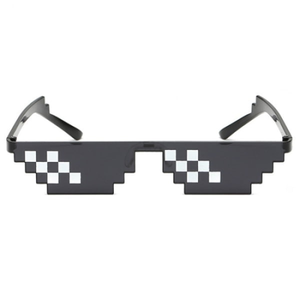 Mustat Thug Life -aurinkolasit Meme-aurinkolasit Pixel musta