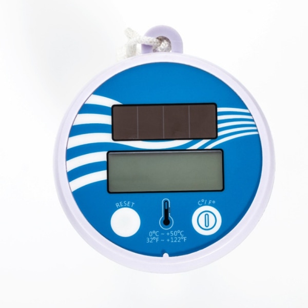 Solcelledrevet swimmingpooltermometer flydende vandpool digital