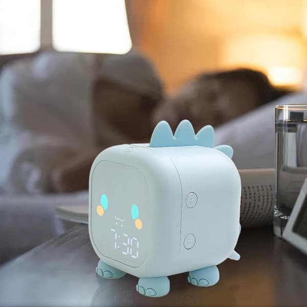 Barnväckarklocka Dinosaurie Digital Väckarklocka med Snooze M