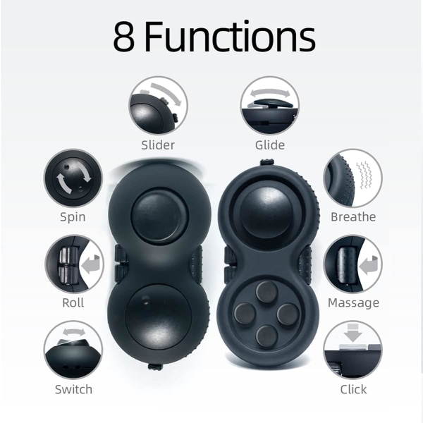 1 stk Fidget Pad for barn og voksne Controller Fidget Toy  Str