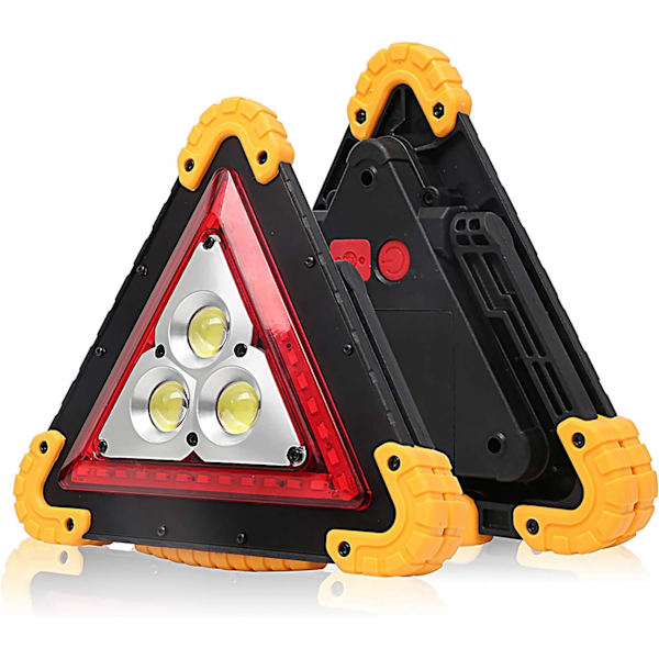 Varseltrekanter, LED bilvarsellys 30W vanntett triangula