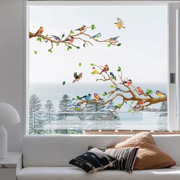 Window stickers BIRDS ENCOUNTER electrostatic I Window decoration