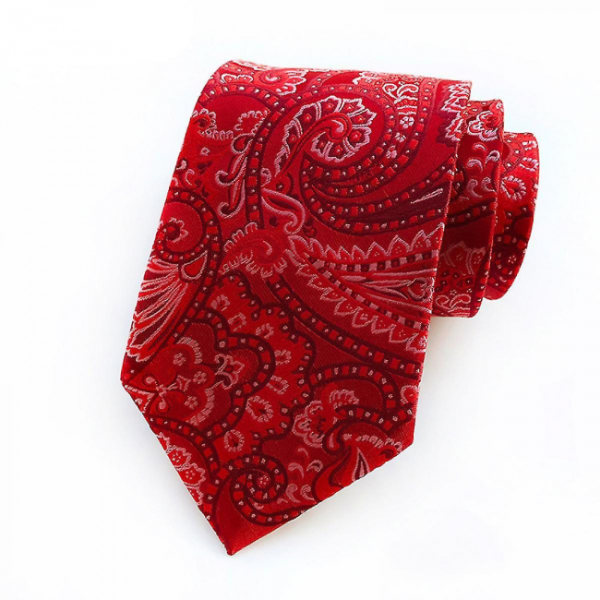 Ny klassisk Homme Paisley Silk Tie Necktie