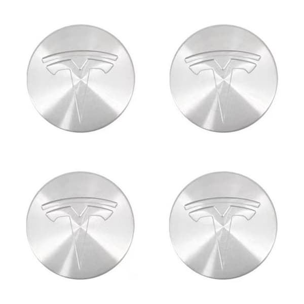 4-delad Tesla navkapsel emblem navkapsel vattentät