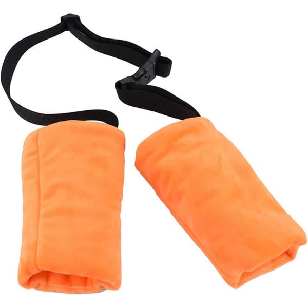 Fleece armbågsskydd för hundar med bomullsplatta