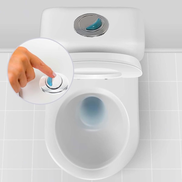 2 kpl WC-huuhtelupainiketta, korvaavat huuhtelupainikkeet, helppo asentaa