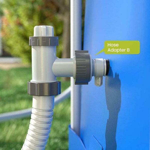 Intex B slangkonverteringsadaptersats för Intex B poolslang 1,25" t