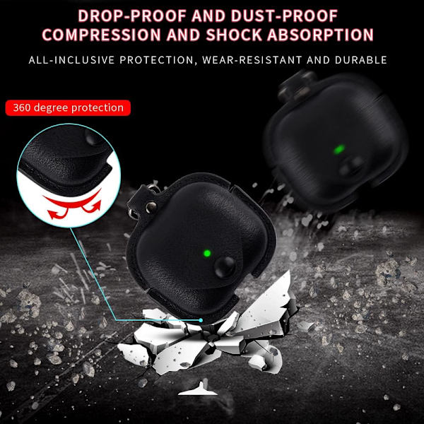 AirPods 3 3rd Generation Case Cover 2021 Skinn med nøkkelring, S