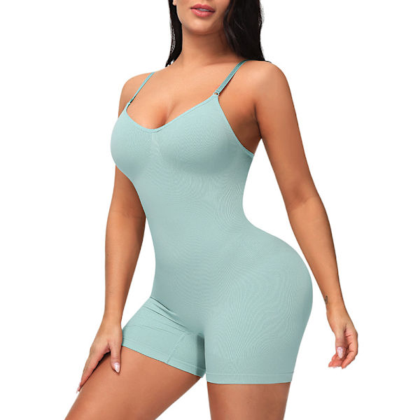 Sömlös one-piece body shaper för kvinnor, maglyftande höfttigh