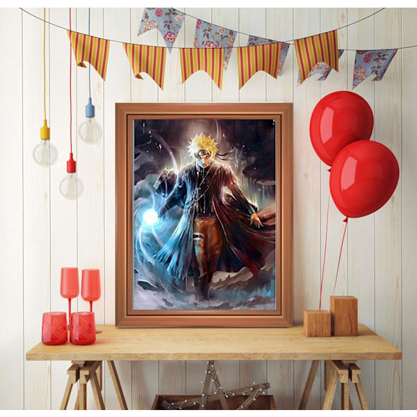 30*40CM 5D timanttimaalaussarjat aikuisille, Naruto timanttimaalaus