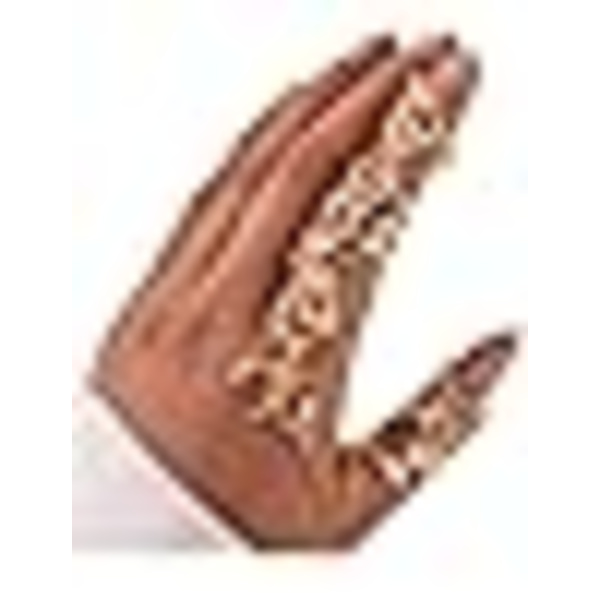 Charm Leaf Full Finger Ring Delicate Bracelet Ring Chest Strap We