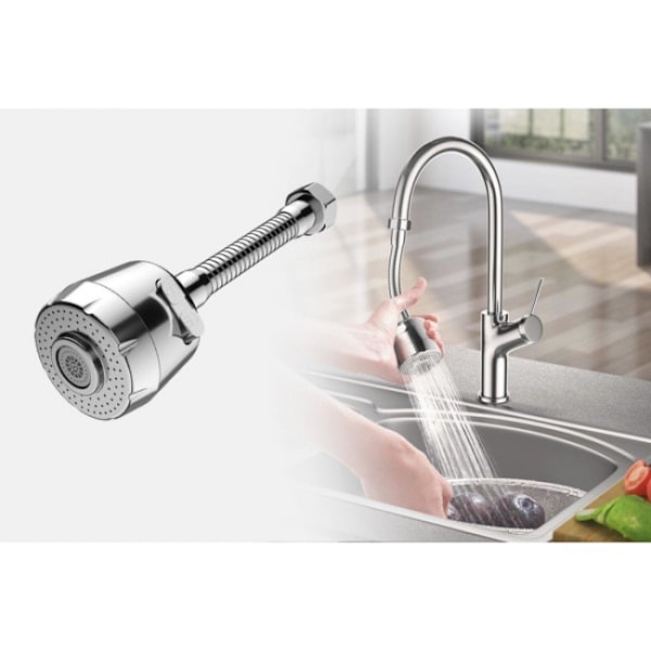 Flexibel kranmunstycke Silver one size