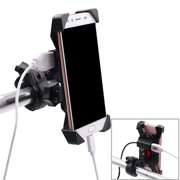 Sykkeltelefonholder Motorsykkel Smarttelefonholder, Universal Styre