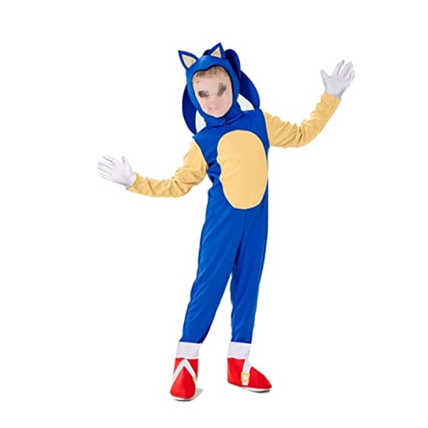 Sonic The Hedgehog Barnkostym för Barn, Barnkläder Sonic t