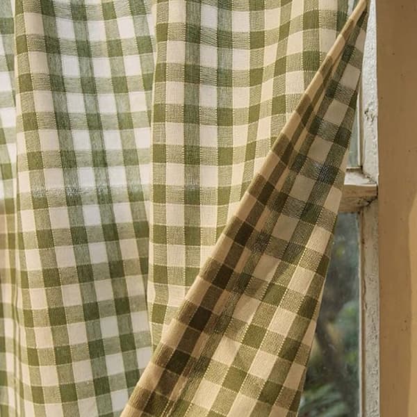 1 stk 140×60cm Halvlystransmitterende gardiner, liten påfugl