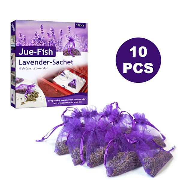 Høst 2021-12 Lilla poser med lavendel fra Provence - Natu