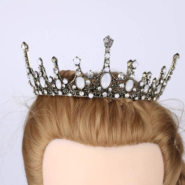 Pearl Rare, Brude Tiara Rhinestone Krone Bryllup Tilbehør