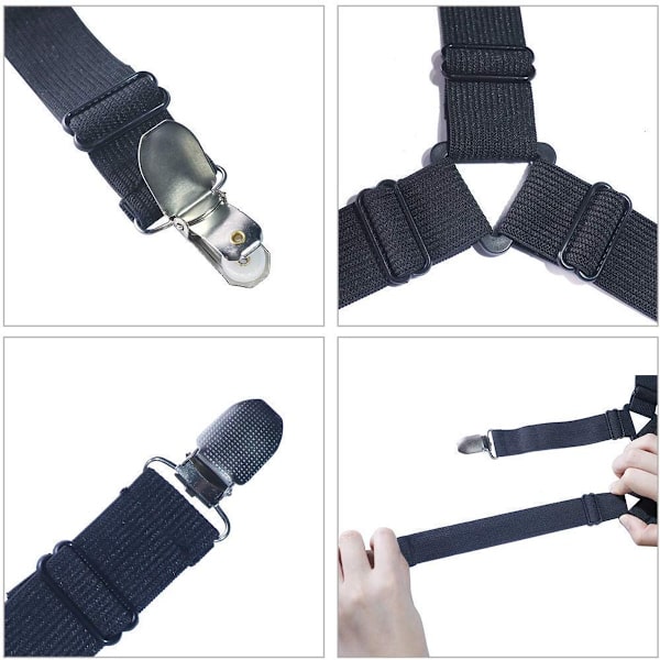 Lakansträckare - 4 stycken - Lakanclips - Lakansträckarset -