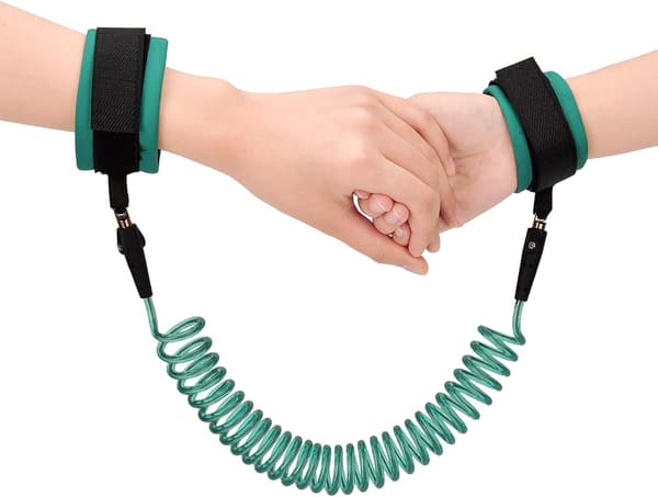 Anti-tabt håndledsrem 2,5m, 360° roterende sikkerheds elastisk wire